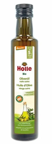Oliwa z oliwek extra virgin od 5 msc. 250 ml - Holle (EKO)