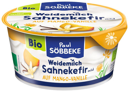 Kefir mango wanilia kremowy 150 g - Sobbeke (EKO)