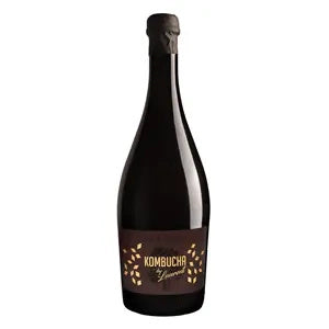 Kombucha szampańska na płatkach dębu czekoladowa 750 ml - Kombucha By Laurent (EKO)