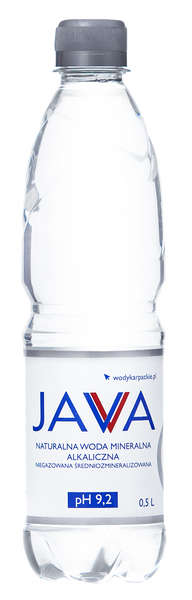 Naturalna woda mineralna alkaliczna niegazowana 500 ml - Java